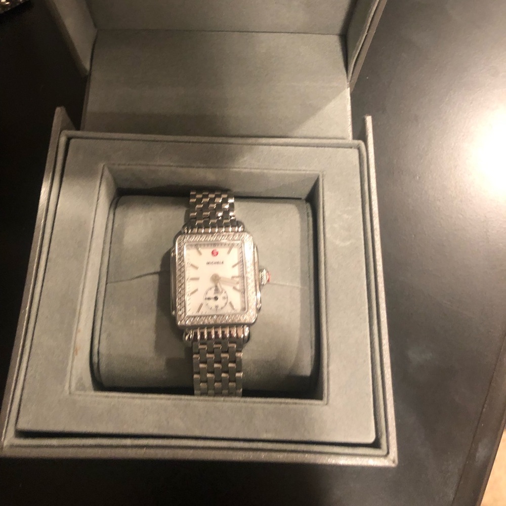 Michele Deco Diamond Watch